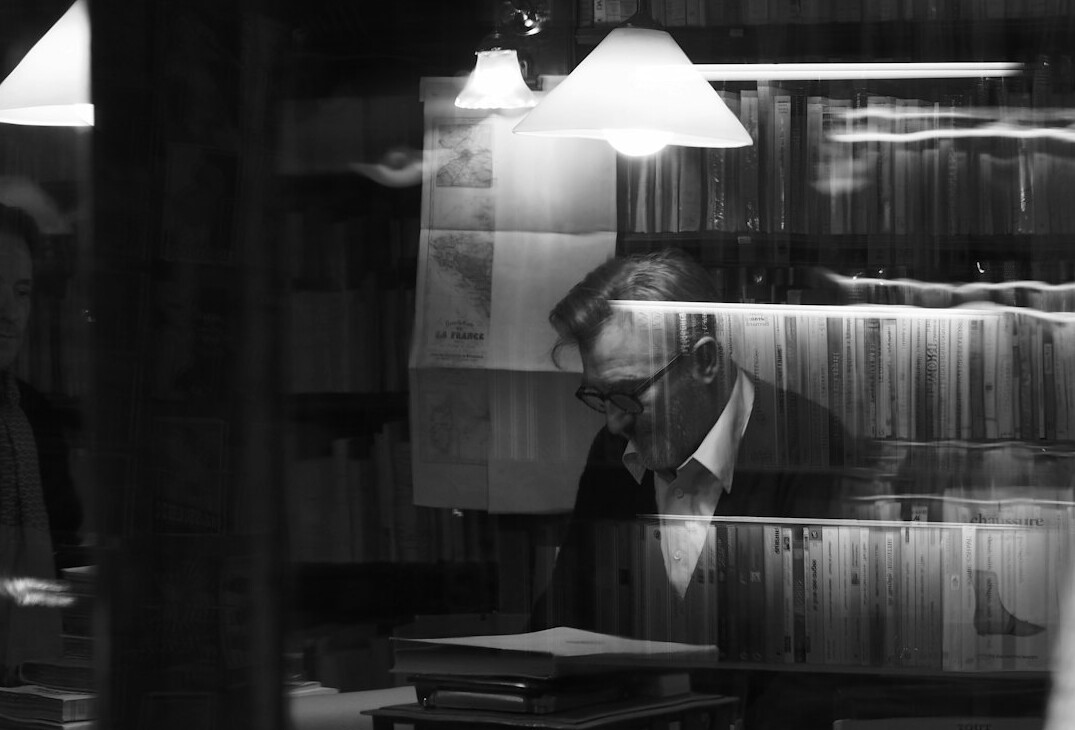 investigator researching documents