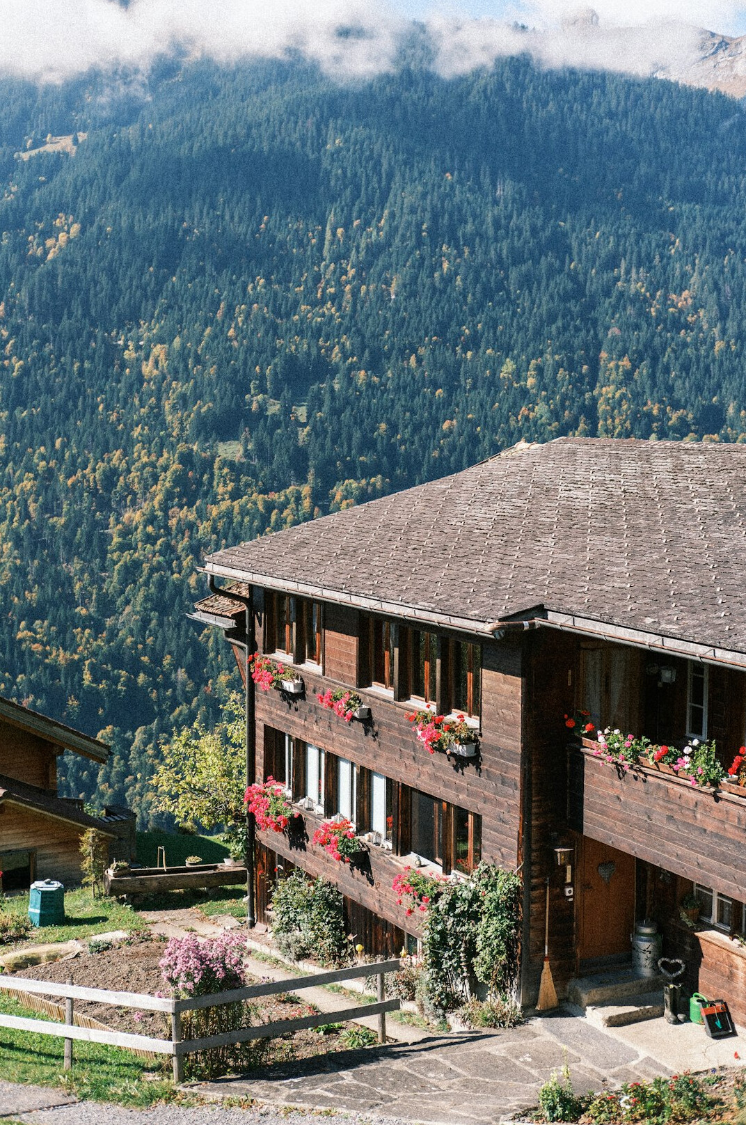 swiss chalet exterior